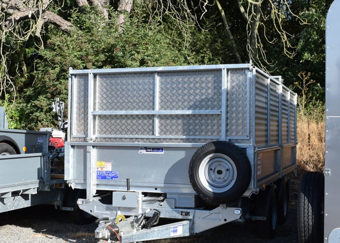 Ifor Williams tipper trailer