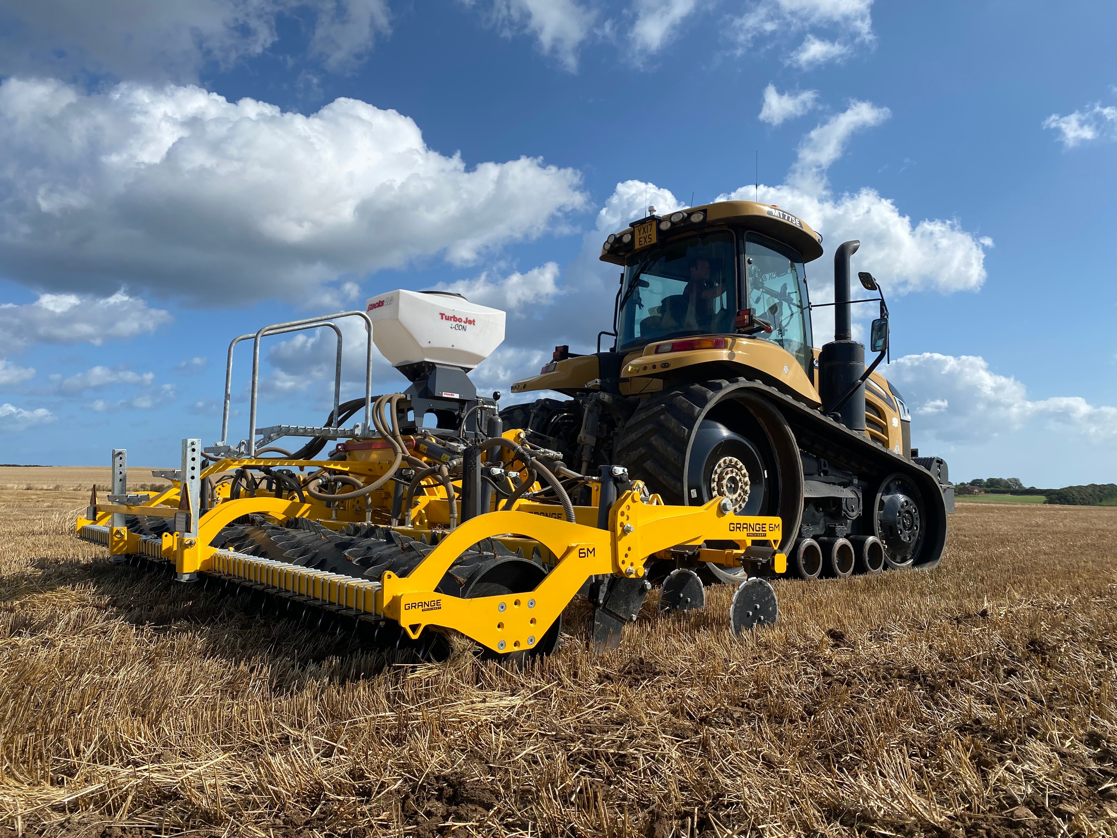 Wide 6m subsoiler loosener tractor field working