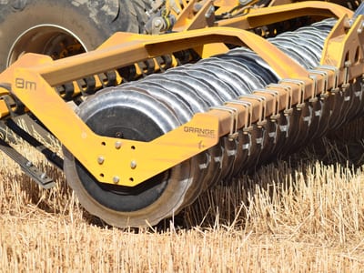 Packer roller seedbed finish