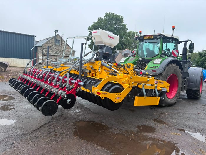 Top Tilth Cultivator working in the field