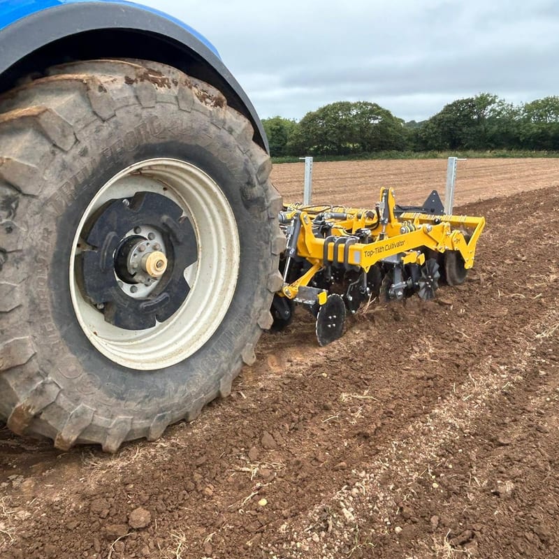 Top Tilth Cultivator tilling soil