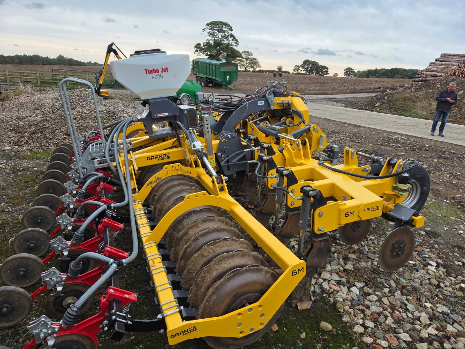 Packer roller and OSR seeding kit detail